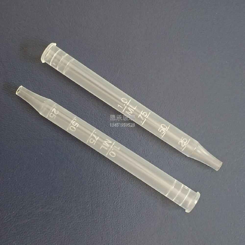 7*76mm 尖头塑料滴管带刻度  产品编号CJRDP-76-1